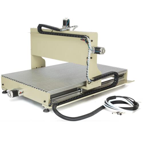 3/4 Axis Cnc Máquina, Para Fresado Fresado Corte Interfaz Máquina De Control Numérico Para Fresado Grabado Corte Interfaz (4-Axis USB 2200W 6090)
