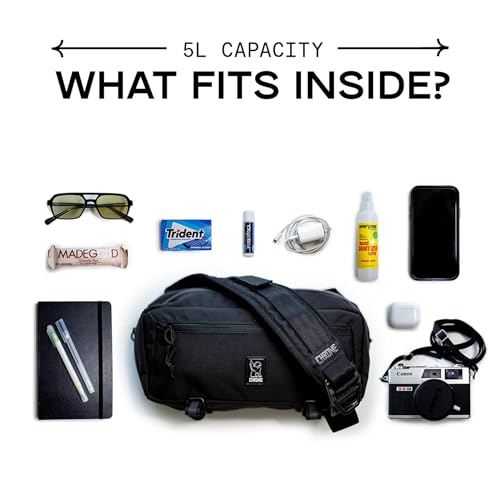 Sac à bandoulière résistant à l'eau Mini Kadet Chrome 5 litres - 4