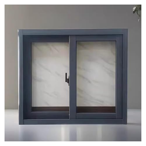 Ventanas deslizantes horizontales de aluminio para uso interior y exterior de la casa (28 x 12 pulgadas)