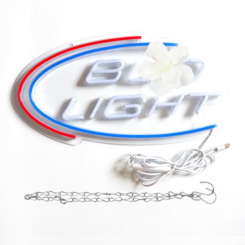 JFLLamp Beer Neon Signs for Wall Decor Neon Lights for Bedroom Led Signs Suitable for Man Cave Bar Pub Restaurant Christmas Birthday Party Gift Led Art Wall Decorative Crs Light Bar Sign