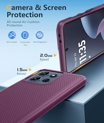 Image of FNTCASE for Moto G 2026 /2025 Case: Moto G Play 2026 /Moto G Power 2025 Case Dual Layer Military Protective Heavy Duty Cell Phone Cover with Screen Protector Shockproof Rugged Non Slip Textured