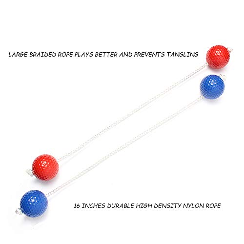 VLUB Ladder Ball Ladder Balls Ladder Ball Game Ladder Ball Quality Replacement Lawn Garden Outdoor Throwing Game Made of Real Golf 6 Pack
