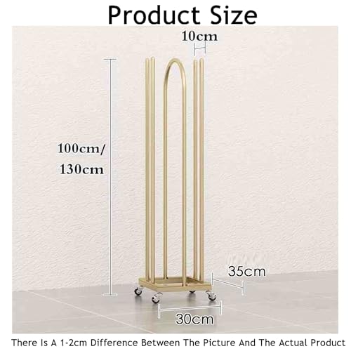 Soporte de metal para ropa perchero de hierro reforzado boutique 130cm 3