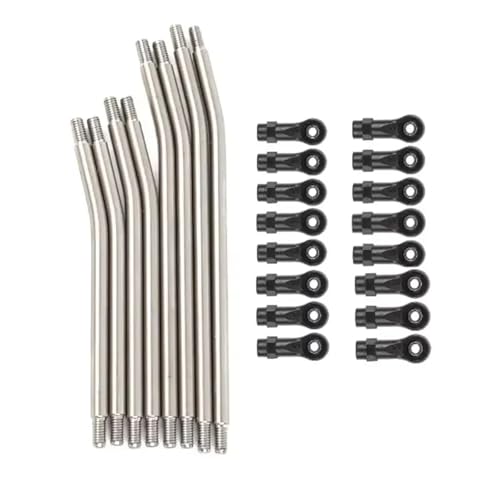 Bielles acier inoxydable 313mm pour Axial SCX10 II 90046 kit 10 pièces