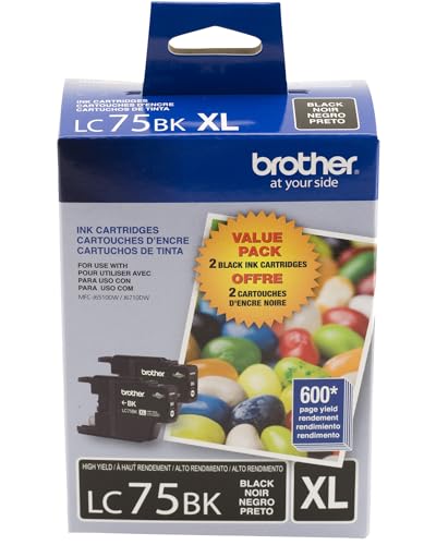 Cartouche d'encre Noir Brother LC-752PKS pour imprimante jet d'encre