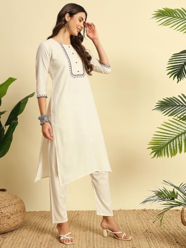 Image of Khadi Kurtaset With Khadi Silk Dupatta For Womens