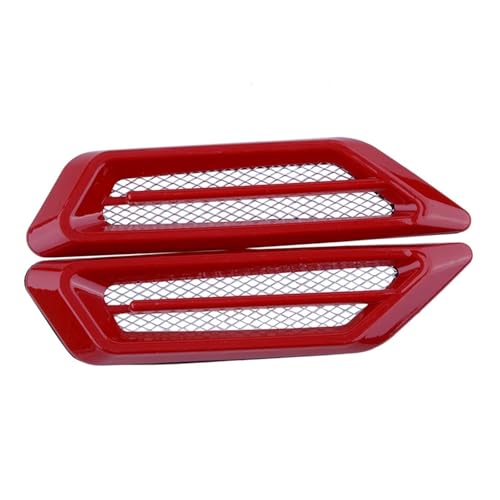 Pegatina decorativa ABS para capó y lateral de coche en color rojo