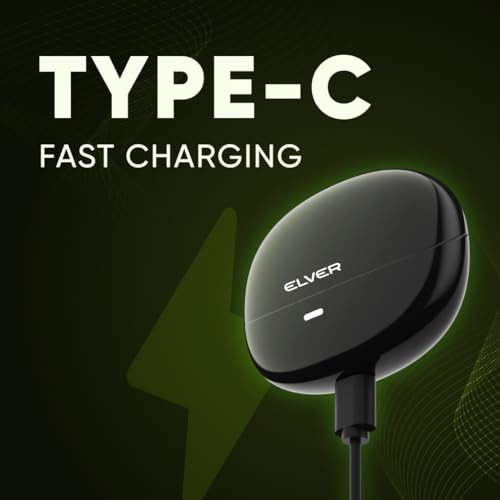 Image of Elver Buds Neo True Wireless Earbuds with ENC, Upto 40HRS Playback, Bluetooth 5.3, 13mm Dynamic Drivers, IPX4 Water Resistant