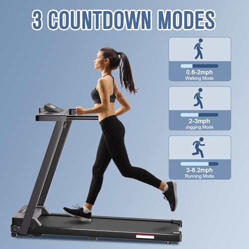 Fitinone Portable Foldable Treadmill, 3.0 Hp Small Treadmills For Home Office With 300 Lbs Capacity thumb #7