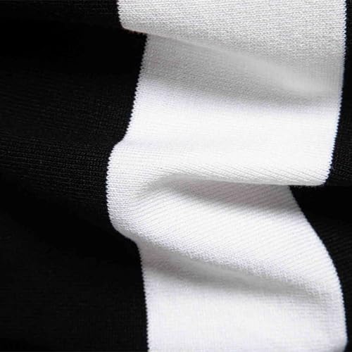 Cotton Polo Shirts for Men Short Sleeve Casual Knitted Striped Golf Shirt Classic Fit Quarter Zip Summer Basic Tee4