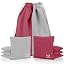 Burgundy & Gray