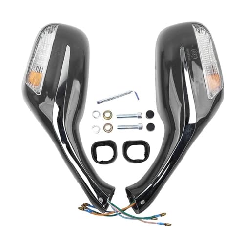 Rétroviseurs clignotants de moto de remplacement et rétroviseurs latéraux universels