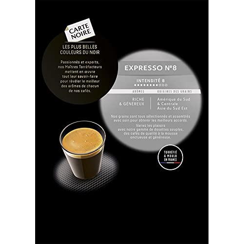 Czarna kartka – czarna kartka Espresso Classic kapsułki z kawą nr 8 336G – 3 sztuki – sprzedawane w zestawie