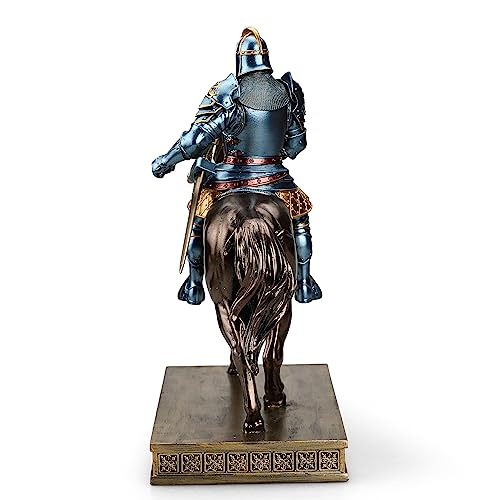 Estatua Caballero Guerrero de Caballería Azul miniatura 3
