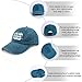 Ask My Wife She Knows Everything Hats for Mens Fashion Washed Distressed Cyan Blue