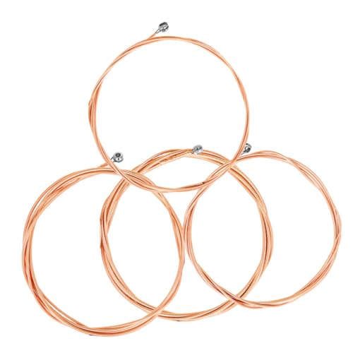 ERINGOGO Instrument Strings 4pcs Bass Strings Alloy Wooden-bass Universal Fit Smooth