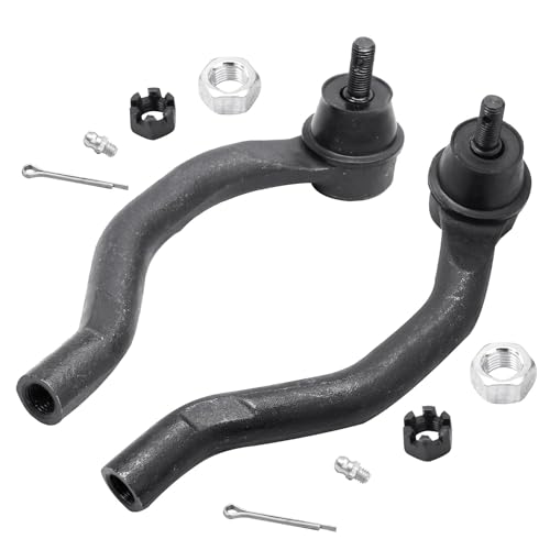 Image of Detroit Axle - 8pc Front End Suspension Kit for 2003-2007 Honda Accord, 2004-2008 TSX, 2 Upper Control Arms w /Ball Joints 2 Lower Ball Joints 2 Sway Bars 2 Outer Tie Rod Ends 2005 2006 Replacement