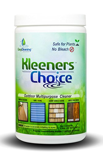 Kleeners Choice Outdoor Multipurpose Cleaner, Mold and Mildew Stain Remover for Vinyl, Wood
