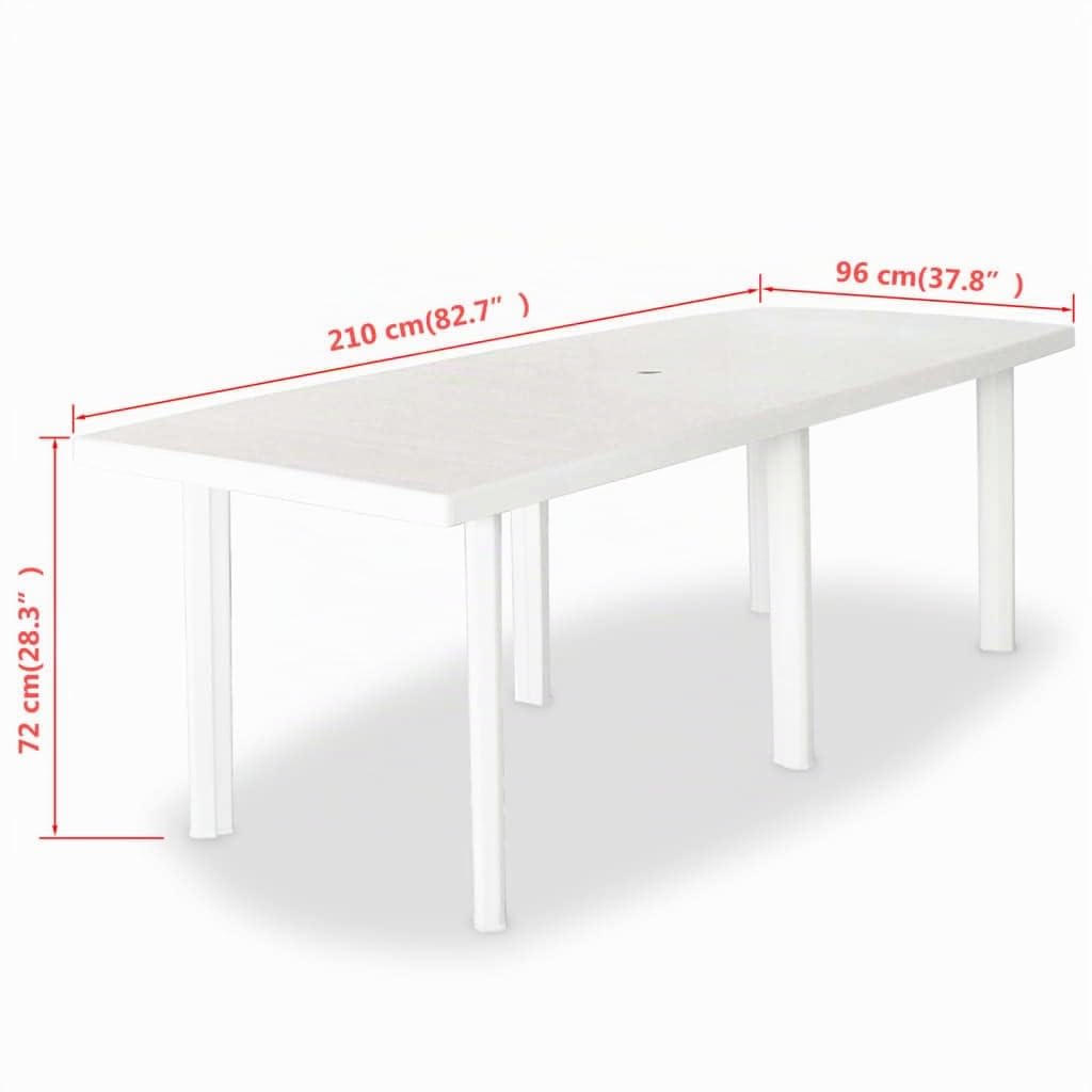 IPAE-PROGARDEN Tavolo allungabile Bianco - Modello Trio