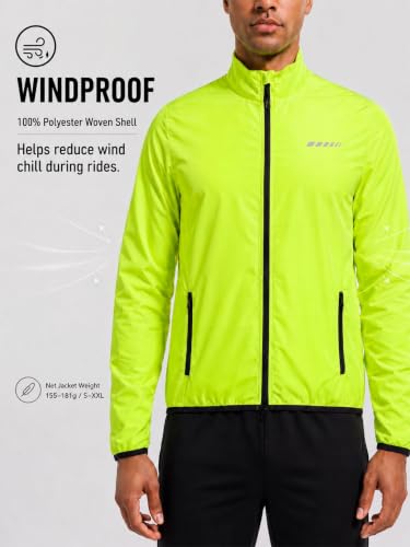 Men's Windproof Packable Windbreaker
