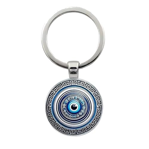 Image of Storite Evil Eye Keychain - Protective & Stylish Keyring for Men & Women - Ideal Gift for Friends & Family