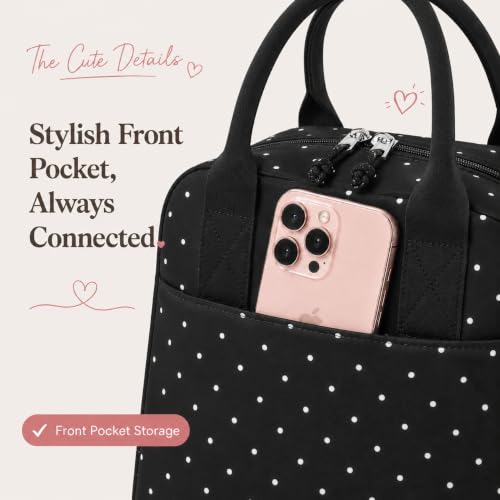 Image of LOVELYWIND Lunch Box for Women Cute Lunch Bags for Women Lunch Tote Bags Reusable Insulated Lunch Box Large Capacity Reusable Insulated Cooler for Work or Travel Gifts or Beach