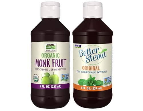 Bundle of NOW Foods, Certified Organic Monk Fruit Liquid +...