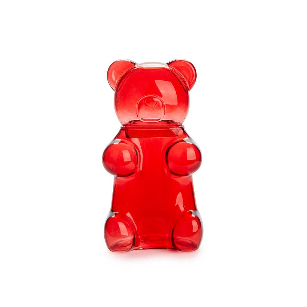 Balvi Sucrier Yummy Bear Couleur Rouge en Forme de Bonbon Ourson Verre 250 ML