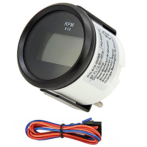 2X Tachymètre Numérique pour Bateaux LED Écran Digital - 6