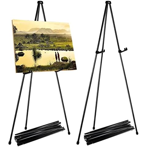 SENENQU Folding Metal Display Easel Stand Cover
