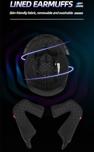 Casco de moto abatible con bluetooth integrado que soluciona el ruido y sol 5