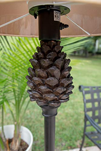 Kenroy Home Rustic Outdoor Floor Lamp ,59.5 Inch Height, 16 Inch Length, 16 Inch Diameter With Aged Bronze #TOP1