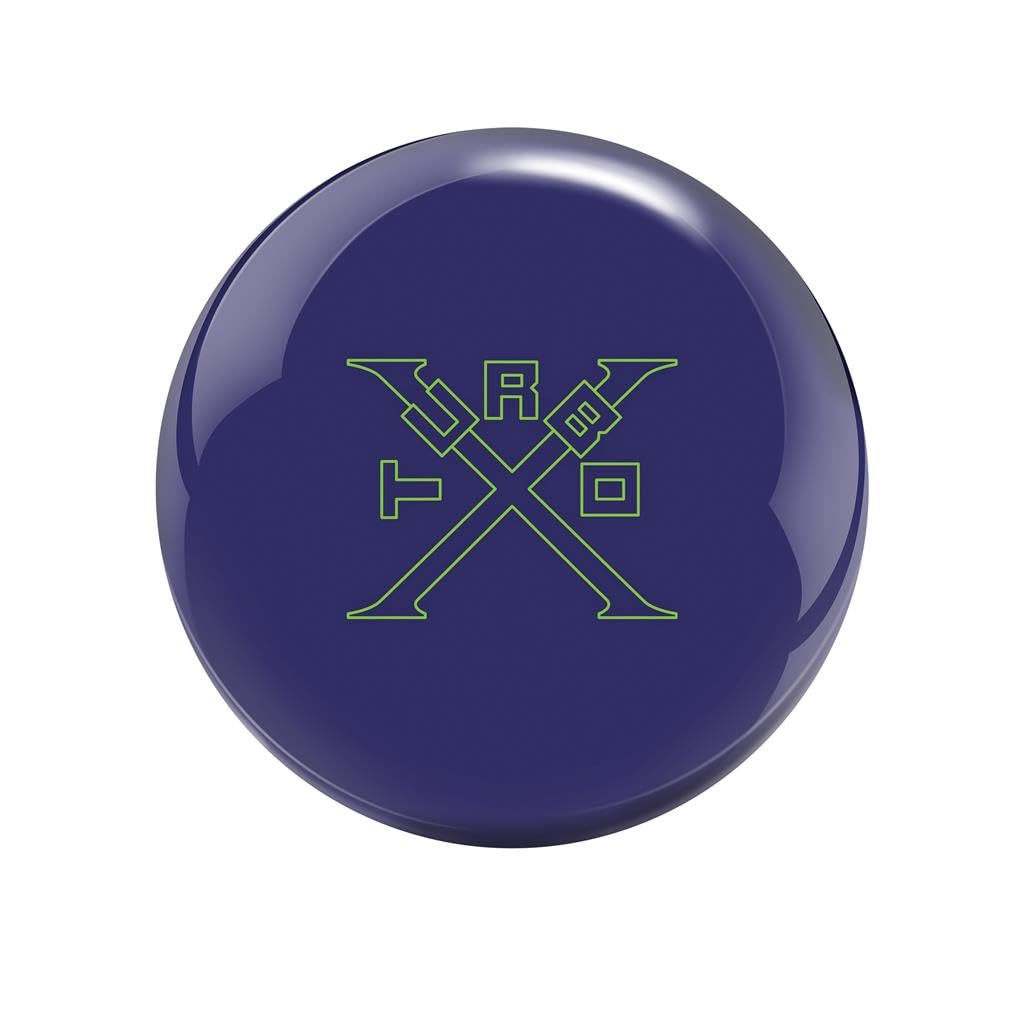 Ebonite Professionally Drilled Turbo X Bowling Ball - Purple (This Item Includes a Free Bowlerstore Rubber Shammy- Colors Will Vary for The Shammy) 13lbs