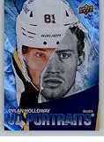 2025-26 Upper Deck UD Portraits #P-5 Dylan Holloway St. Louis Blues Official Hockey Card in Raw (NM or Better) Condition