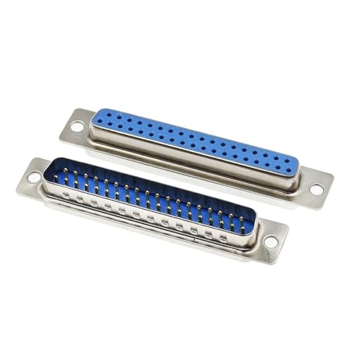 Puerto serie RS232 DB9 macho con conector D-Sub de 9 pines soldados para cable de datos azul 3