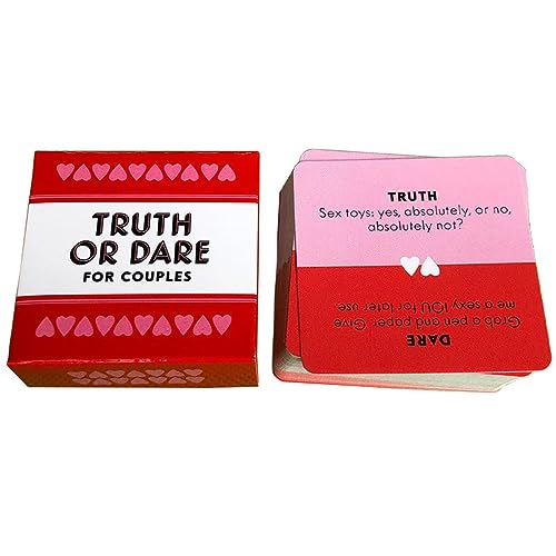 image for Generic Truth or Dares for Couples, Truth or Dares Party Game, Adults 