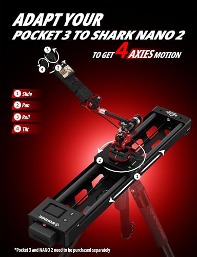 Image of IFOOTAGE Pocket 3 Adapter for Shark Slider Nano 2 with 11 inch Arm
