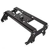 ECOTRIC Complete Gooseneck Trailer Hitch Kit Compatible with 2003-2012 Dodge RAM 1500 2500 3500 30000 LBS Black