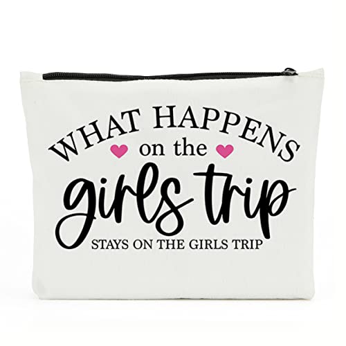 Weekend Gift, Travel Makeup Bag for Graduation Gift, Sister Trip Gift for Best Friends Bestie Gift, Cosmetic Bags Friendship Gift Christmas Birthday Gift Pouch Organizer With Zipper Multi-Function