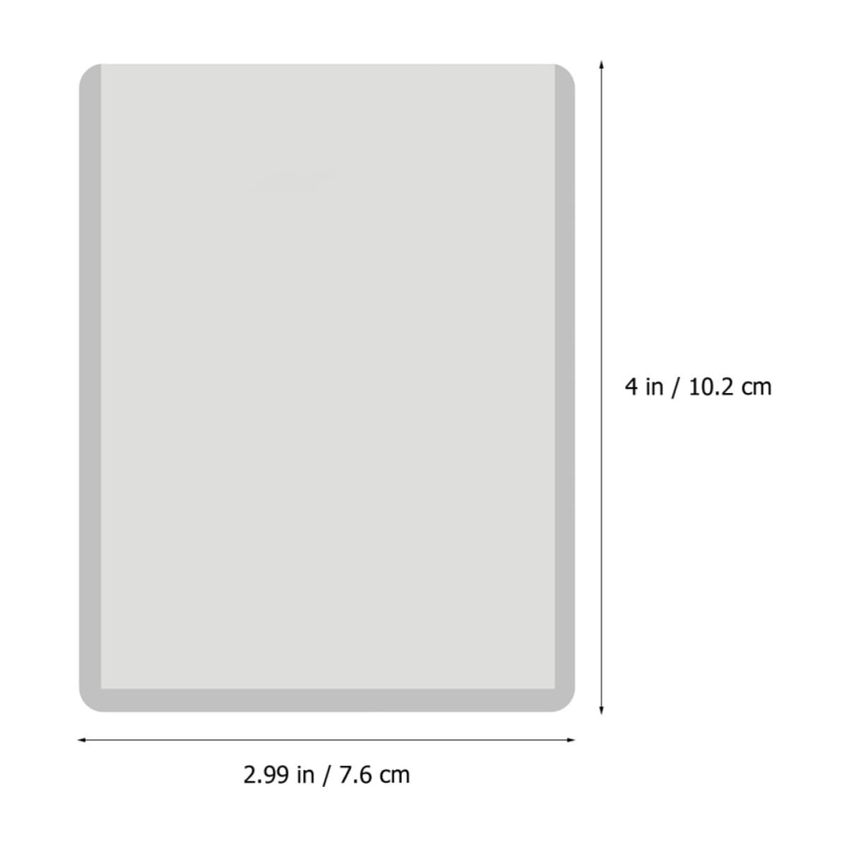 Toddmomy Bustine Protettive Resistenti All'usura e Antigraffio 100 Pezzi per Carte da Gioco in Pvc Blu Custodie Rigide per Protezione Deck Gaming e Collezionabili