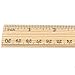 ZOENHOU 72 PCS 2 Scale 12 Inch Wooden Ruler, Premium Rulers with Centimeters and Inches School Supplies Learning Stationery Measuring Ruler for Home Student Office