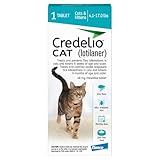 Credelio CAT Flea & Tick Infestation Prevention and Treatment for Cats 4.1-17 lbs. | 1-Month Supply