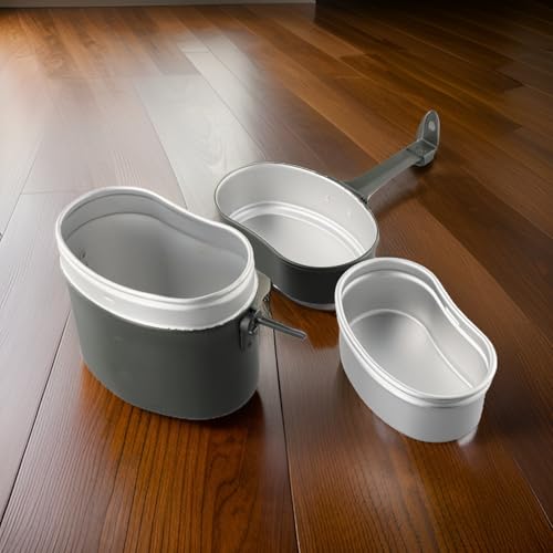 Set de Cocina para Camping Belnotelt Kit de 3 Piezas Ligero Resistente al Calor y Viento Verde miniatura 2