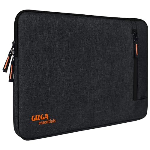 Gizga Essentials 13.3 Inch Laptop Sleeve Case Cover Pouch Bag with Front Pocket | Slim & Water-Resistant Nylon Fabric with Shockproof Foam Padding, So