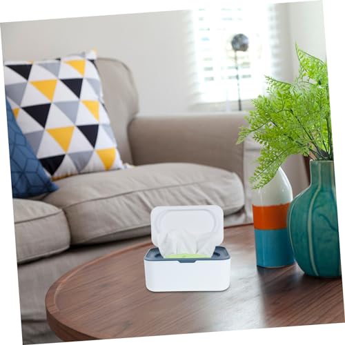 Hemoton Caixa Recipiente De Limpeza De Plástico Porta Lenço Umedecido Suporte Dispensador De Lenços