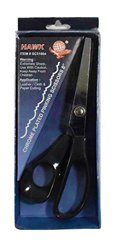 8" Chrome-Plated Crafter's Scallop Shears #TOP3