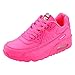 PADGENE Femme Baskets Mode Chaussures Sport Course Sneakers Fitness Gym athlétique Multisports Outdoor Casual,Rose,39 EU