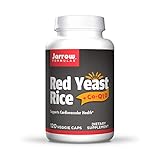 Jarrow Formulas Red Yeast Rice - 120 Veggie Caps - Includes 100 mg Co-Q10 Per Serving - Supports Heart & Cardiovascular Health - 60 Servings