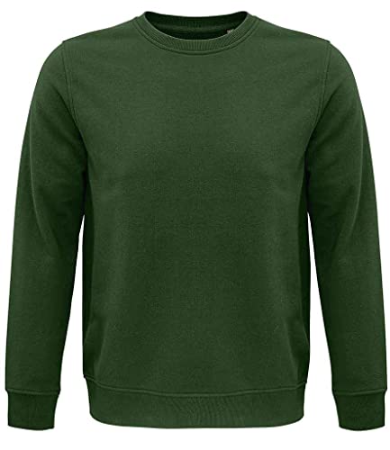 Image of COOZO Unisex Comet Organic Sweatshirt - Bottle Green - 3XL
