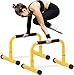 Venbytech for Push up Bar, 14'' High Steel Parallettes & Bar with Full Coverage Foam Handl
